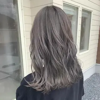 セミロング カラー [MOK京都北白川店 ]黒田蓮音のヘアスタイル