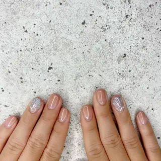 ミディアム カラー パーマ ヘアアレンジ メンズ キッズ ネイル マツエク・マツパ Salon Ｋのネイルデザイン