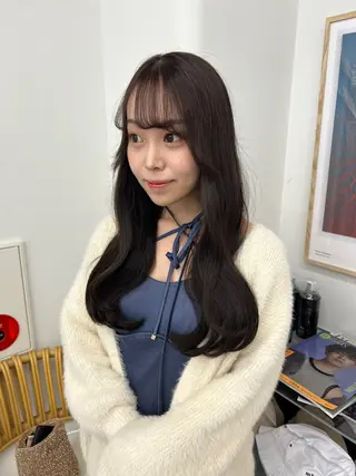 ロング アレンジ/ブラウン カラー HARU🕯のヘアスタイル