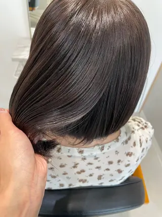 ミディアム カラー 新井那紬🌿 arai nahoのヘアスタイル