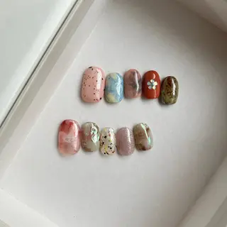 ネイル フリーランス¨̮⃝ ネイリストOKADAのネイルデザイン
