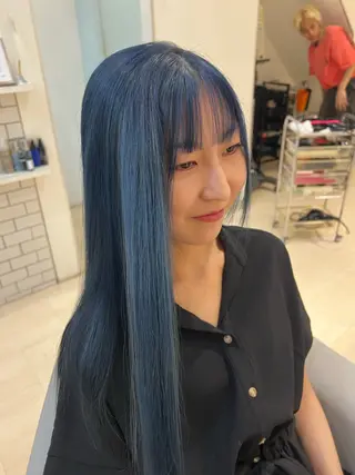 ロング カラー 堀井 凌平のヘアスタイル