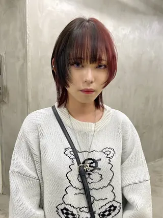 ミディアム カラー yiye 青山所属・無料カットモデル募集 🌱ひょうがのヘアスタイル