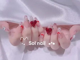 ネイル パラジェル&フィルイン取り扱いサロンSol Nail所属・Sol Nail ミネのネイルデザイン