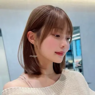 ミディアム ボブ/レイヤー /sora🌙✨️のヘアスタイル