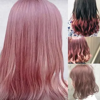 ロング カラー ヘアアレンジ ❤️可愛いハイトーン を造る❤️AKIRAのヘアスタイル