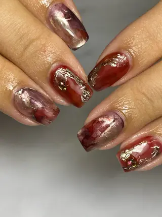 ネイル 草加ニュアンスネイル 🌚hersのネイルデザイン