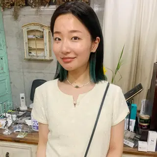 ミディアム カラー kimika🥑 メンズ/髪質改善のヘアスタイル