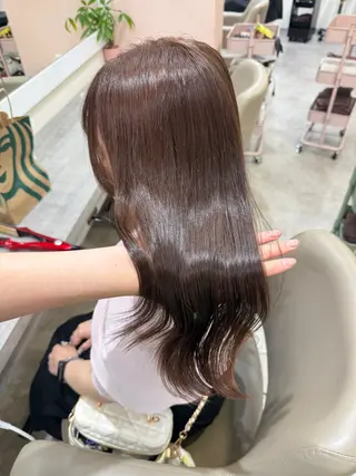 ロング カラー ヘアアレンジ 韓国/透明感カラー/ ももかのヘアスタイル