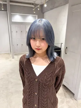 ミディアム カラー 髪質改善/レイヤー/ Yuyaのヘアスタイル