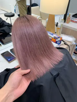 ミディアム 韓国風/顔周りカット /髪質改善RYOTAのヘアスタイル