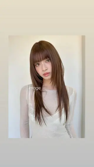 カラー イメージア鷺沼店所属・ɪᴍᴀɢᴇ-ᴀ ᴍɪʏᴀのヘアスタイル