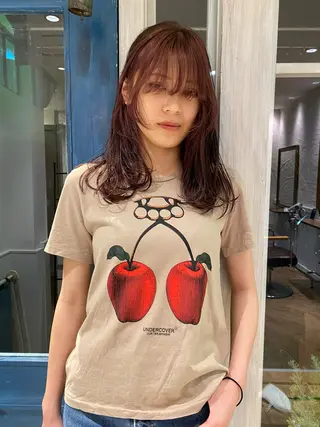 セミロング saya/似合わせ /透明感カラーのヘアスタイル