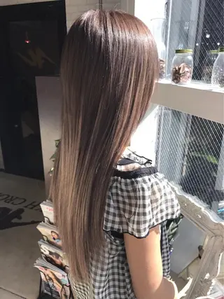 ロング カラー ヘアアレンジ エクステの神様 ▫️原島ユウヤ▫️のヘアスタイル