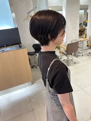 ショート カラー 山下恋佳/矢場町/ ブリーチ/ショートのヘアスタイル