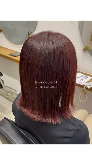 セミロング Natsuki 土曜はヘアのみのマツエク・マツパデザイン