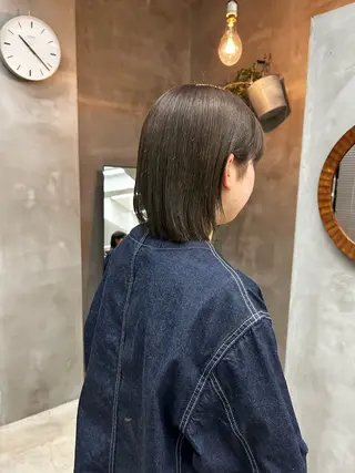 ショート カラー カット　パーマ ／シオンのヘアスタイル