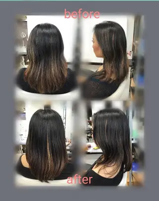 ミディアム 髪質改善専門店　Retaaan 天神店所属・髪質改善専門店 Retaaanのヘアスタイル