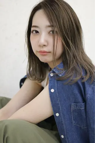 ミディアム カラー 斉藤 貴也のヘアスタイル