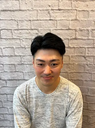 ミディアム 💈メンズカット 💈加仲凌也のヘアスタイル