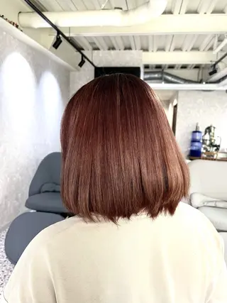 ミディアム カラー 池田 真衣のヘアスタイル