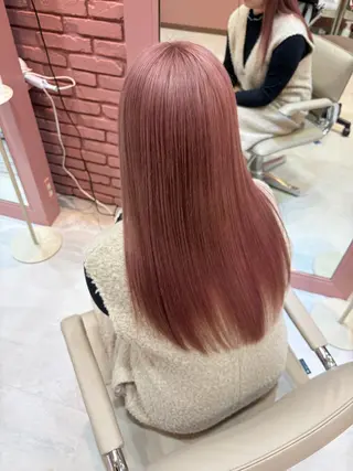 ロング 梅田髪質改善 ryo 💕透明感カラーのヘアスタイル