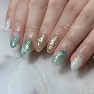 ネイル sweet 仲野陽子のネイルデザイン