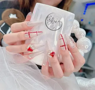 ロング Bling Salonのネイルデザイン