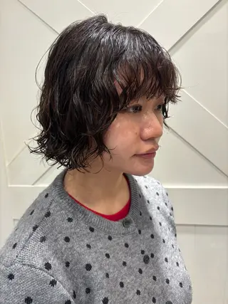 パーマ ゆるふわパーマ🌼 アレンジ🌼リョウカのヘアスタイル