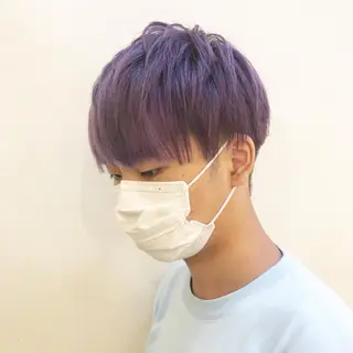 ショート カラー 嶋佐 昌大 シマサマオのヘアスタイル