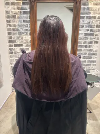 ロング カラー Elme所属・イージードリル募集 🔥平口はのんのヘアスタイル