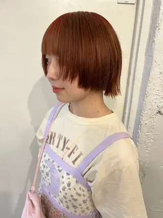 ショート カラー ✴︎UNU ✴︎モエカのヘアスタイル