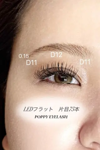 マツエク・マツパ POPPYシルフィーヌ関内店所属・モデル募集 POPPY関内店の眉毛・アイブロウイメージ