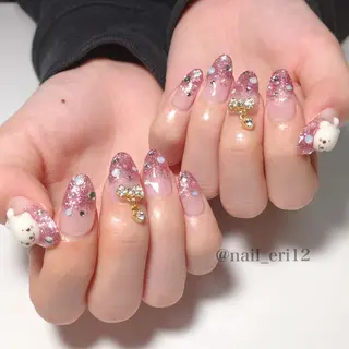 ミディアム ネイル nail salon &e eriのネイルデザイン