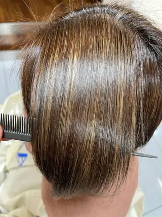 ショート 髪質改善/縮毛矯正 /ブリーチ矯正/岡部のヘアスタイル