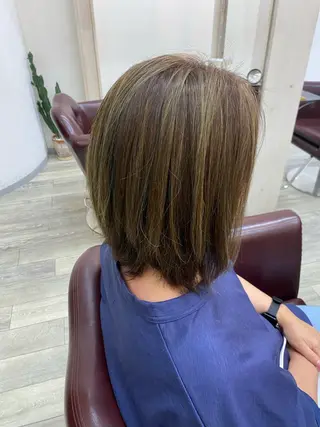 ミディアム 足利/透明感カラー/ GRACE/りおのヘアスタイル