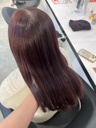 ロング カラー みう/仙台/暖色/ 艶髪/顔周りカット/のヘアスタイル