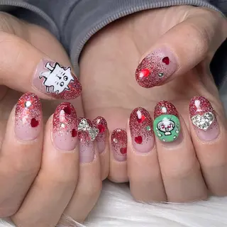 ネイル 🐕‍🦺Yappy 💗A-tanのネイルデザイン