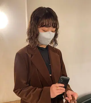 ミディアム パーマ 原宿/ケパーマ 🧺ユウマのヘアスタイル