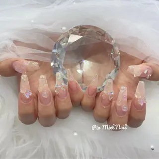 ネイル HANA 長さだしのネイルデザイン