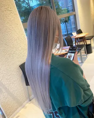 ロング 杉木 勝太のヘアスタイル