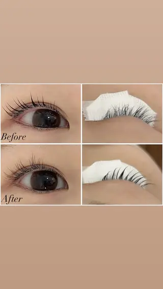 マツエク・マツパ Beautyeyel ash京都中央口店のマツエク・マツパデザイン