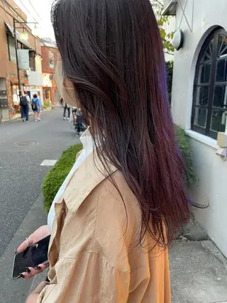ロング カラー SALOWIN下北沢所属・hazuki 🌝のヘアスタイル