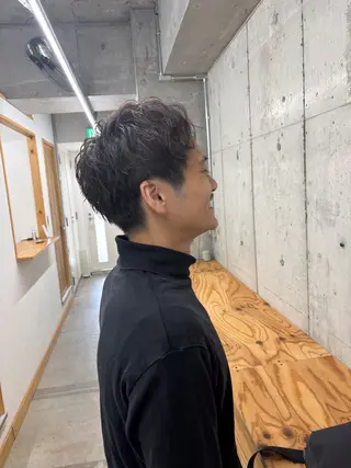 パーマ メンズ ✨ブリーチなし透明感 ✨カラー💍Yuriのヘアスタイル