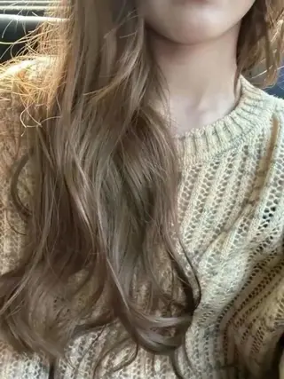 カラー 🥯縮毛/レイヤー/ ベージュヘア🥯のヘアスタイル