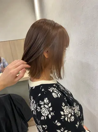 ミディアム メンズ縮毛矯正 ニュアンスパーマのヘアスタイル