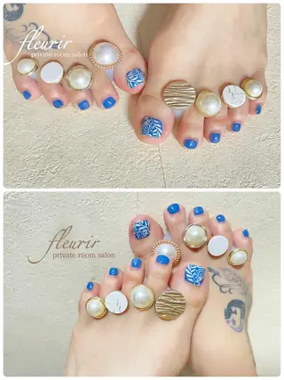 ネイル フルリール 【プライベートサロンのネイルデザイン