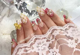 ネイル 23時まで❤︎韓国、 ワンホンネイルのネイルデザイン