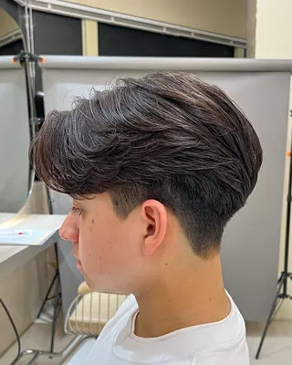 メンズ スパイキーショート/ センターパート/奈菜のヘアスタイル