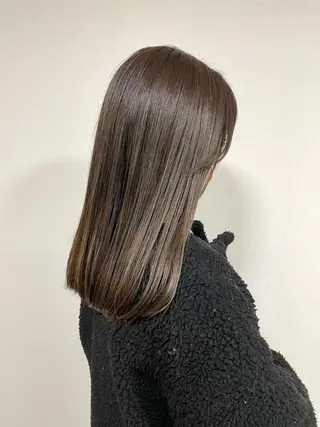 ミディアム 艶髪カラー& トリートメント　松村のヘアスタイル